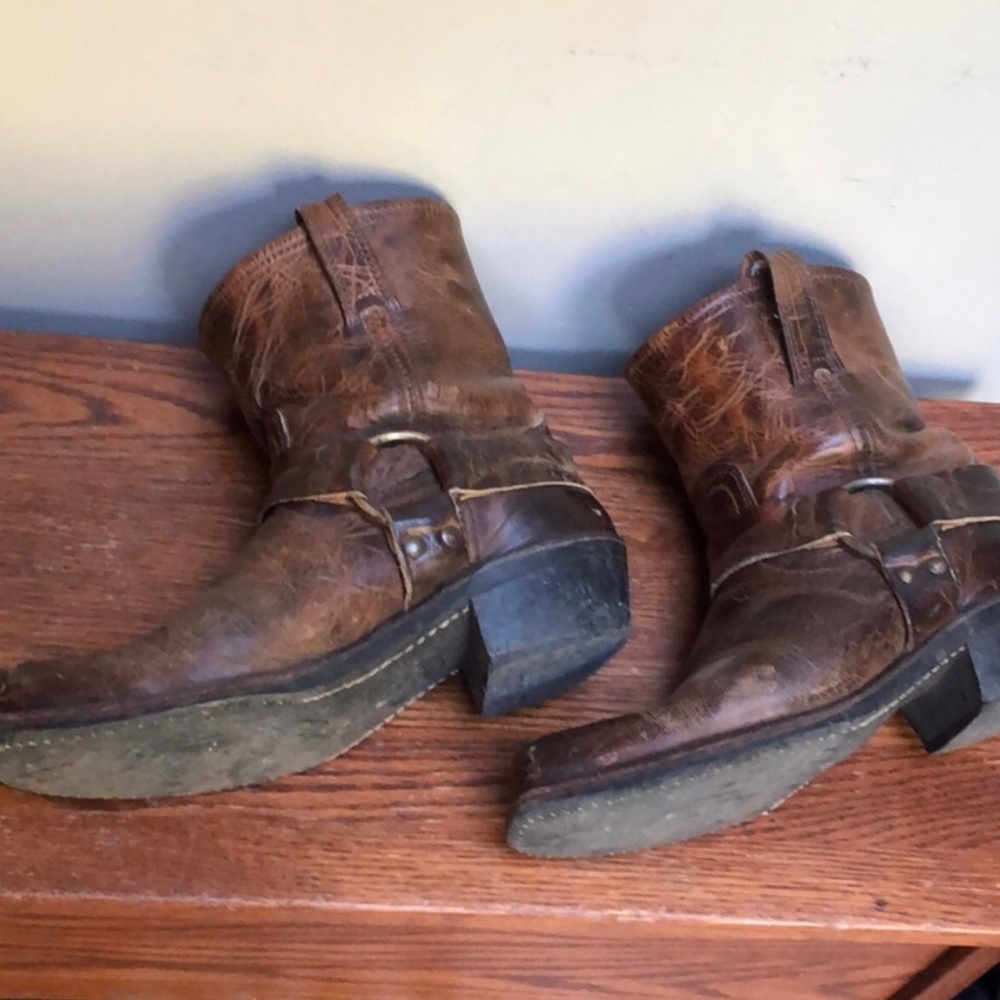 Frye Harness Boots size 8